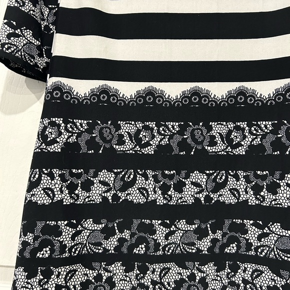 Black/White Dress. Worn once. - Picture 2 of 5